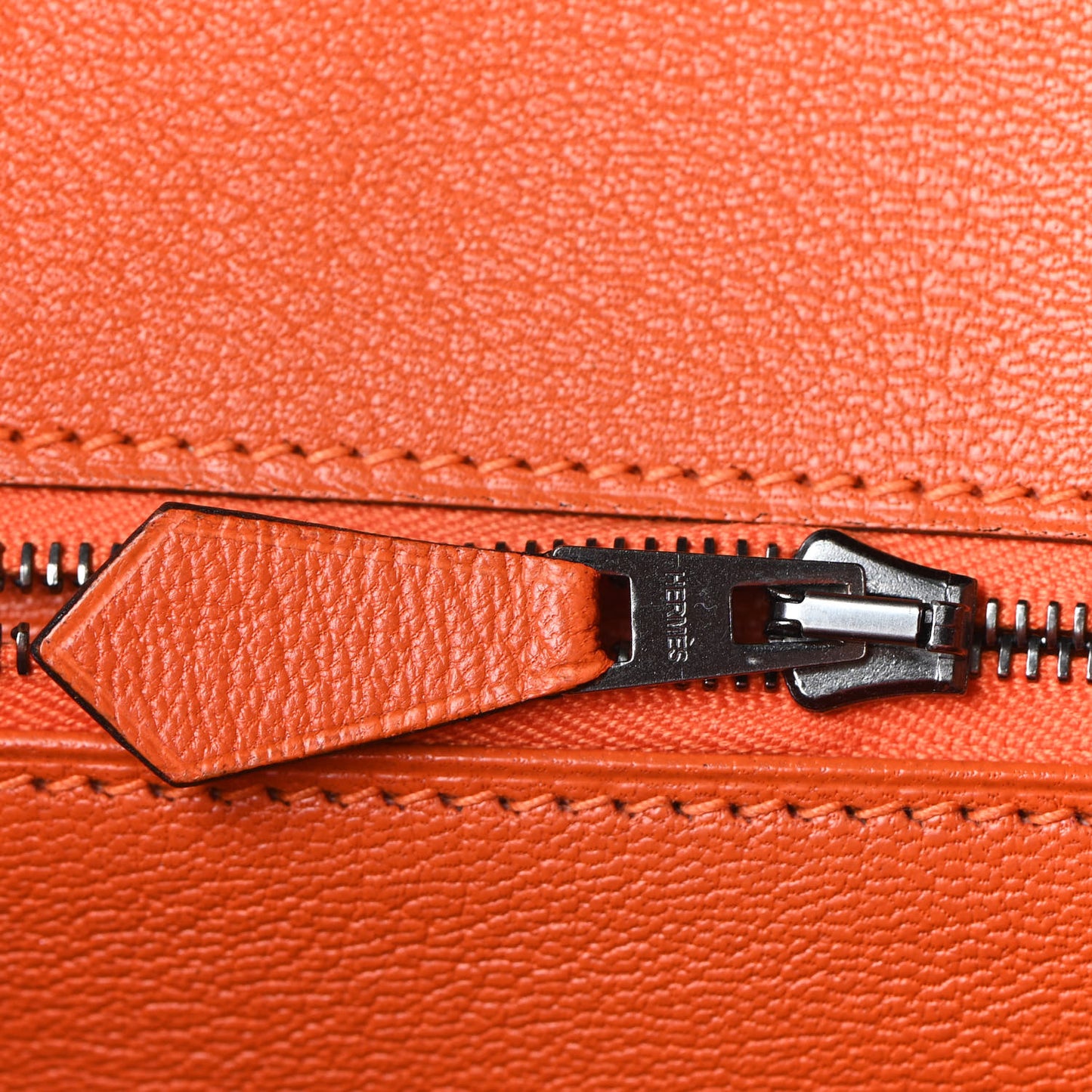 Shiny Porosus Crocodile Birkin 35 Black Orange