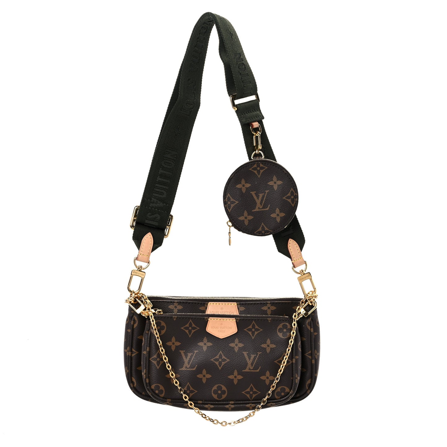Monogram Multi Pochette Accessories Kaki