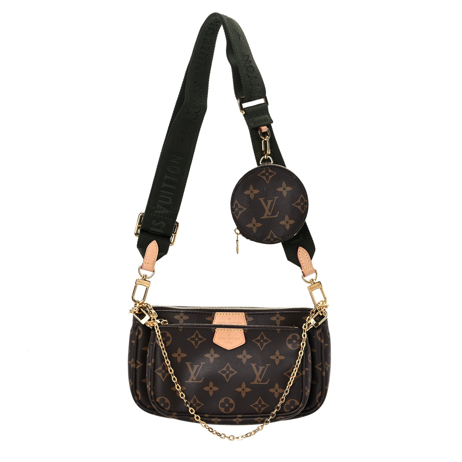 Louis Vuitton Monogram Multi Pochette Accessories Kaki 1 of 16