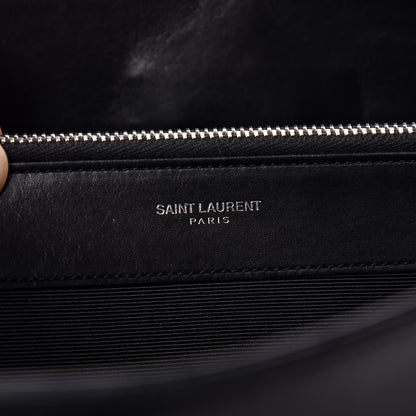 Saint Laurent Calfskin Classic Monogram Shopping Bag Black 6 of 12