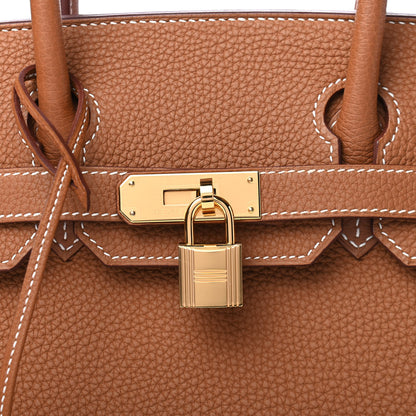 Hermes Togo Birkin 30 Gold 7 of 10