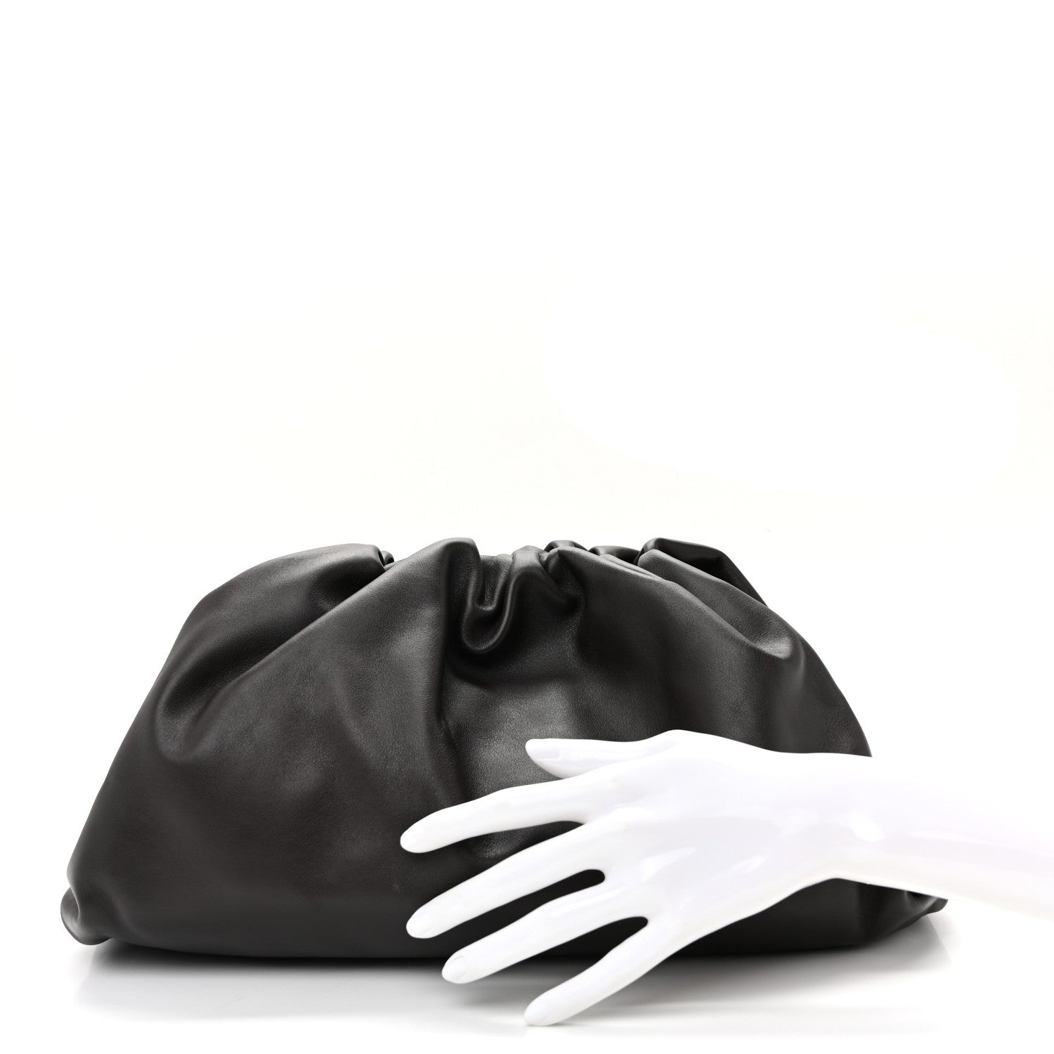 Bottega Veneta Smooth Butter Calf The Pouch Oversized Clutch  Fondant 2 of 10