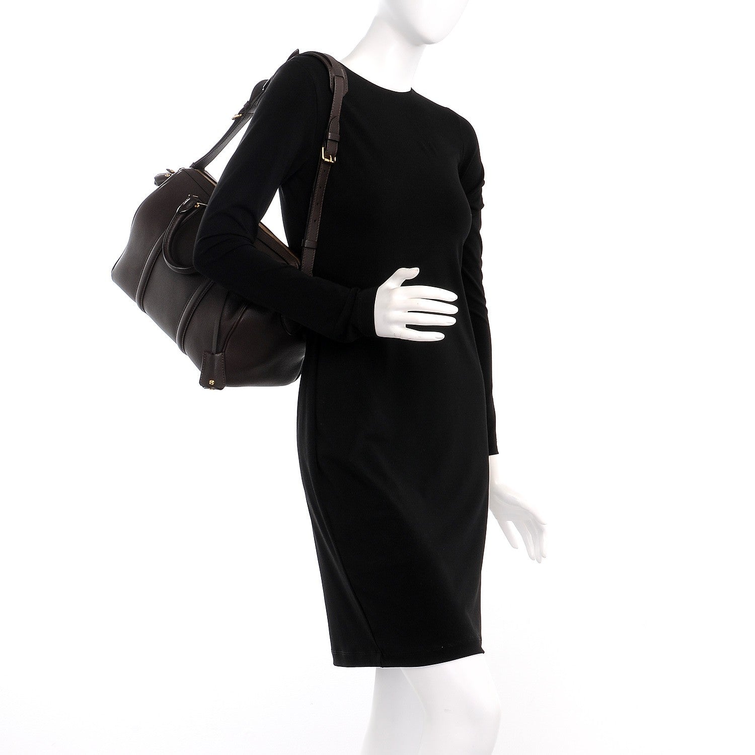 Louis Vuitton Veau Cachemire SC Bag PM Chocolate 2 of 11