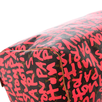 Louis Vuitton Monogram Graffiti Speedy 30 Fuchsia 15 of 19