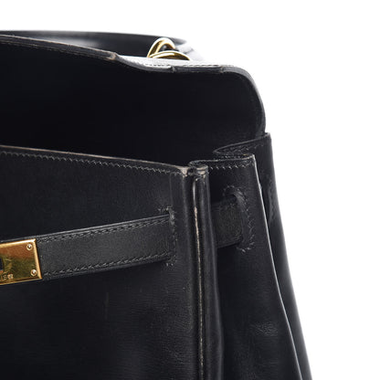 Hermes Box Kelly Retourne 28 Black 31 of 39