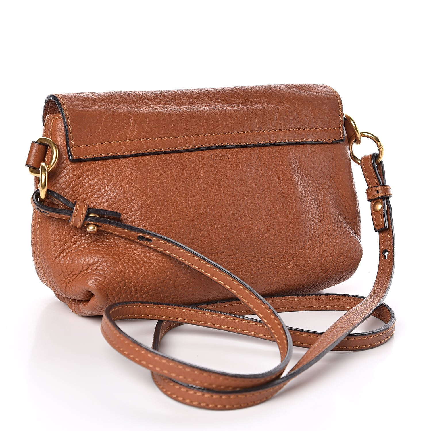 Chloe Calfskin Marcie Pochette Crossbody Bag Tan 3 of 12