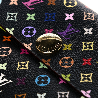 Louis Vuitton Monogram Multicolor Sarah Wallet Black Grenade 11 of 11