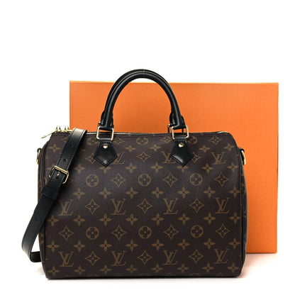 Louis Vuitton Monogram My World Tour Speedy Bandouliere 30 Black 11 of 11