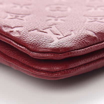 Louis Vuitton Empreinte Double Zip Pochette Cherry Berry 10 of 11