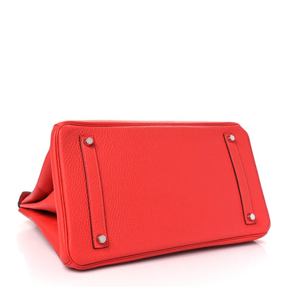 Hermes Togo BIRKIN 35 Rouge Pivoine 4 of 11