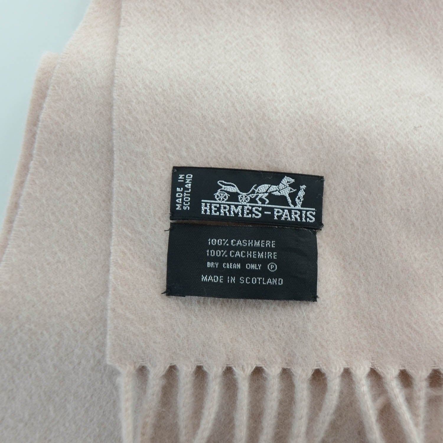 Hermes Cashmere Shawl Lavender 3 of 4