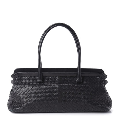 Bottega Veneta Nappa Intrecciato Doctor Bag Black 1 of 9