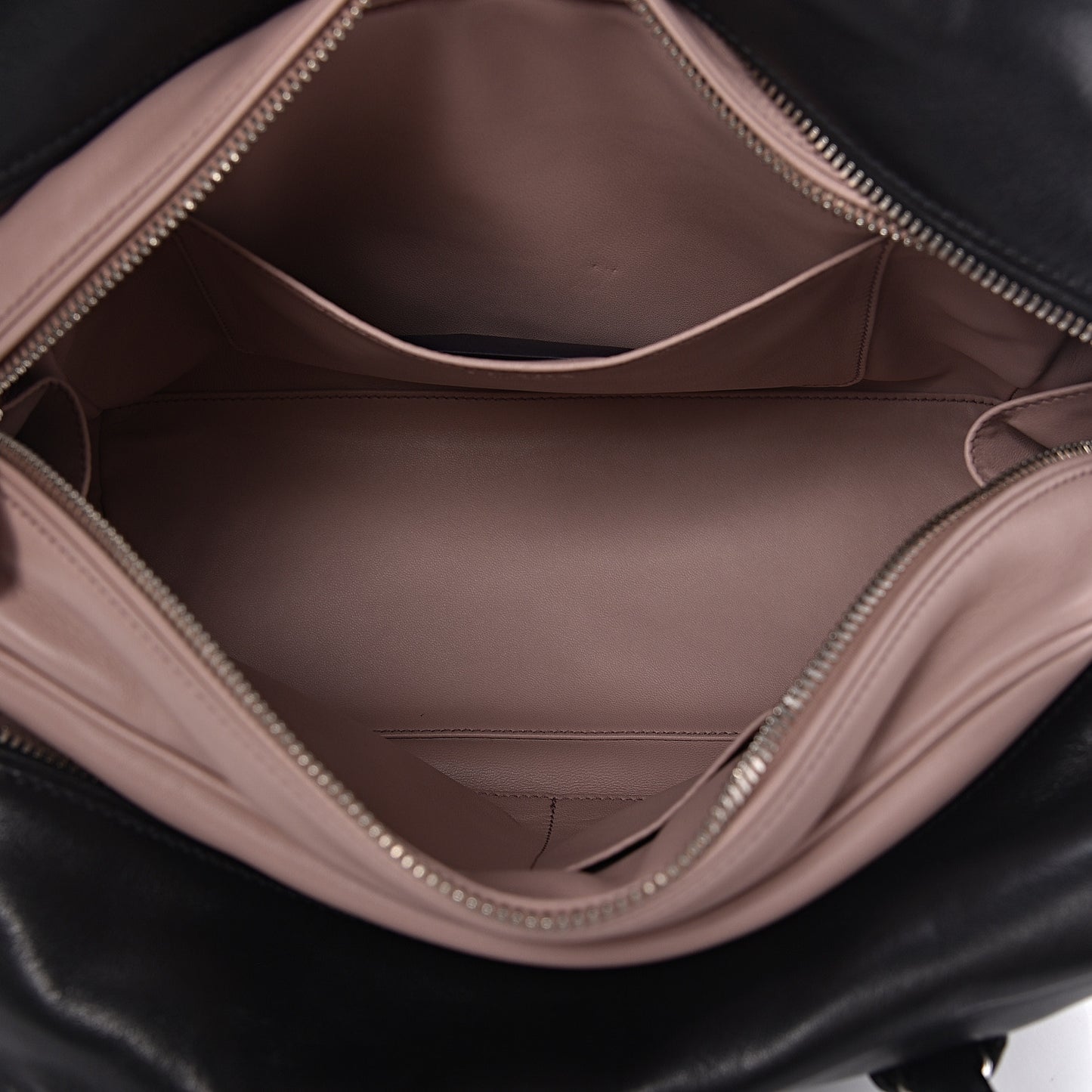 Soft Calf Large Inside Tote Black Mughetto