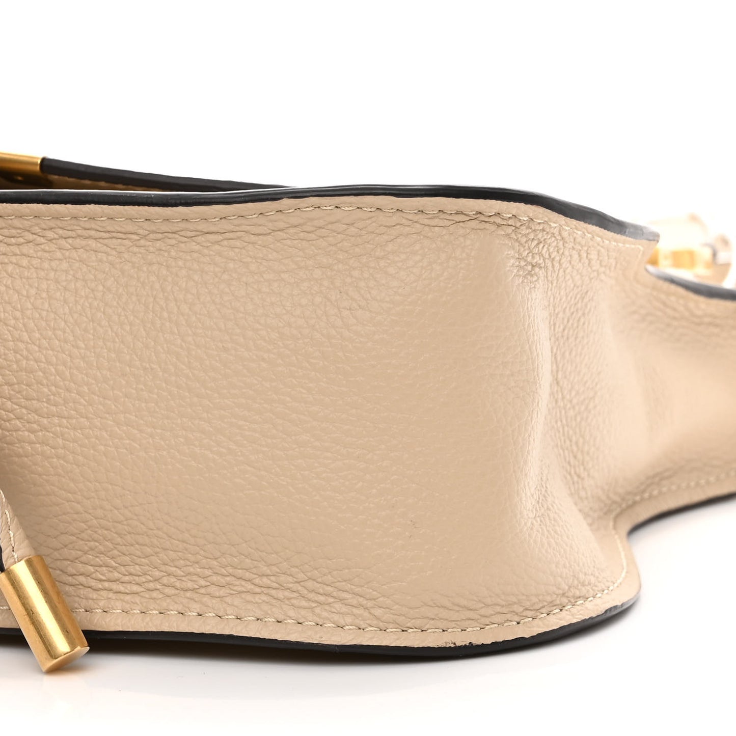 Calfskin Small Marcie Satchel Root Beige