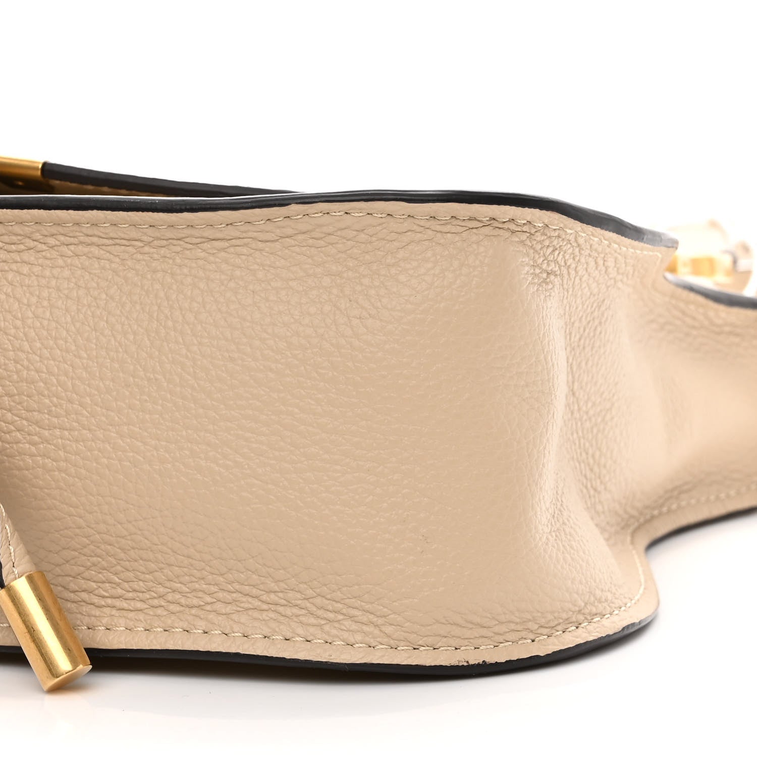 Chloe Calfskin Small Marcie Satchel Root Beige 9 of 9