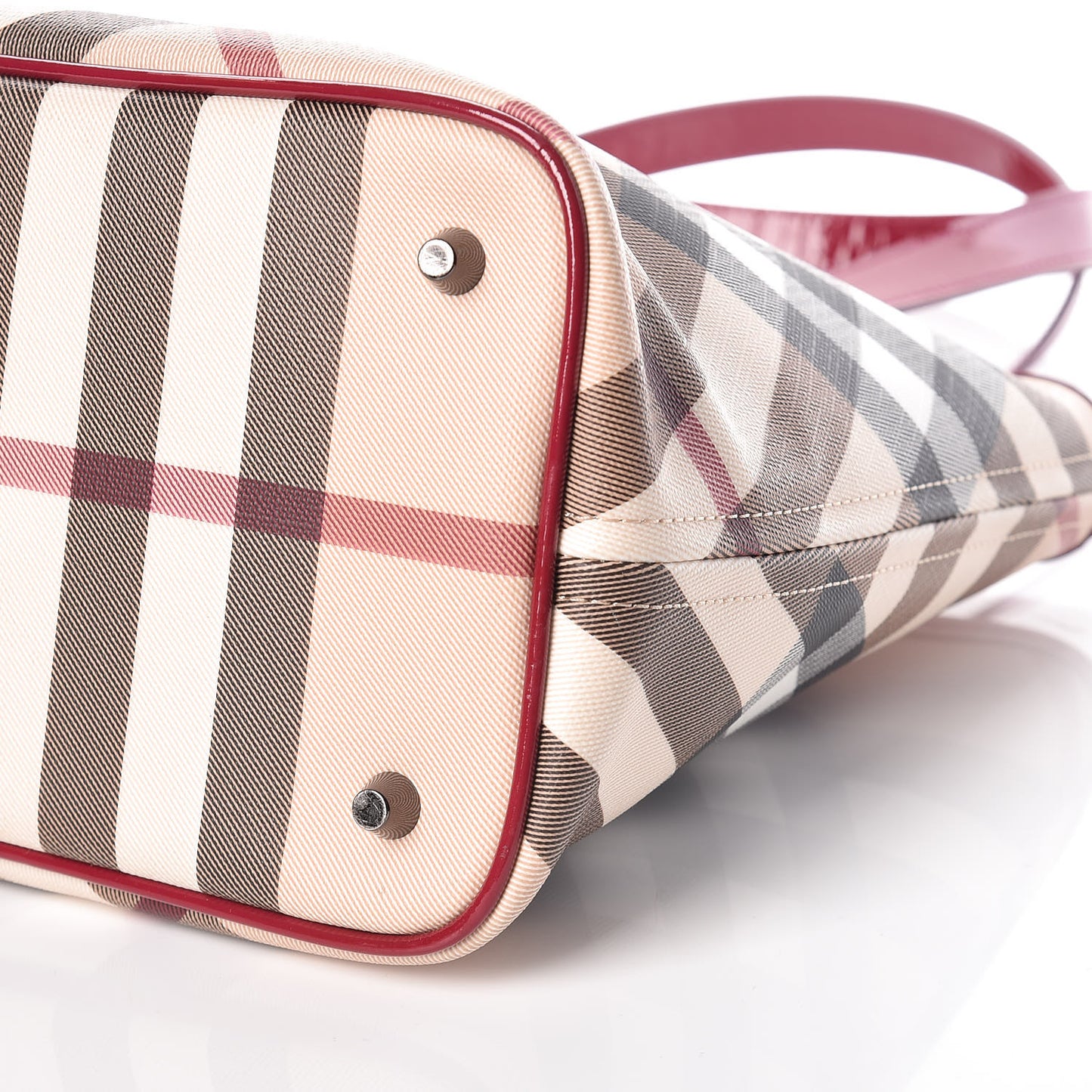 Supernova Check Regent Tote Raspberry