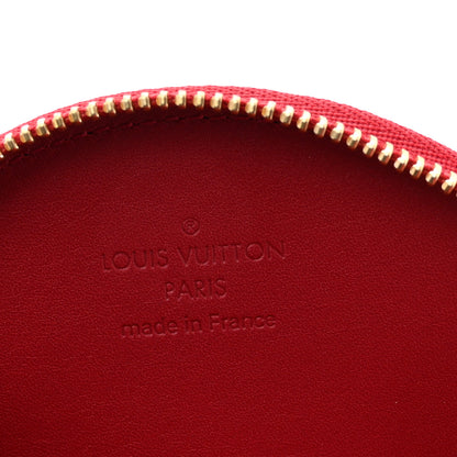 Louis Vuitton Vernis Animania Lapin Bunny Round Coin Purse Pomme D'Amour 6 of 8