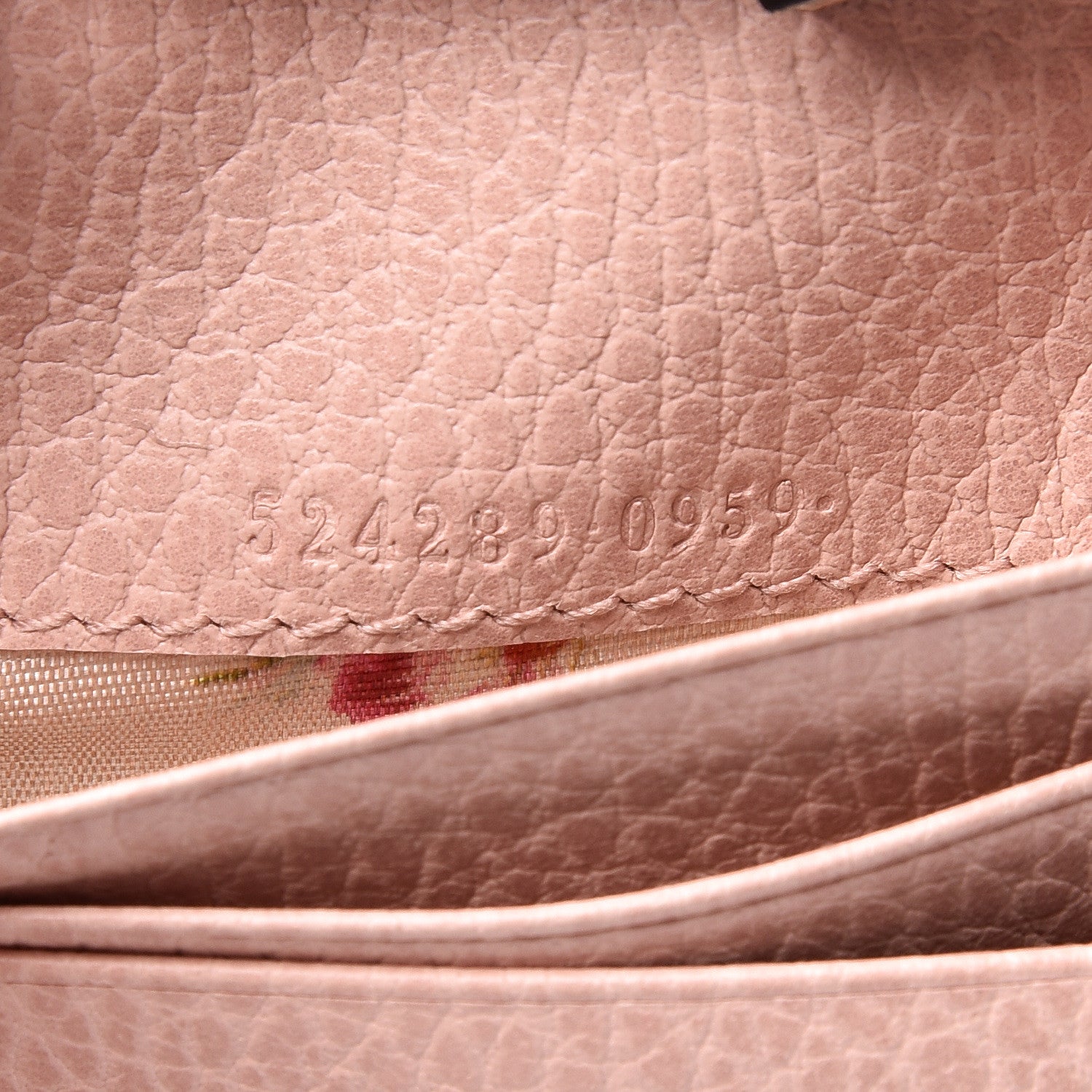 Gucci Calfskin GG Marmont Bow Card Case Black 7 of 7