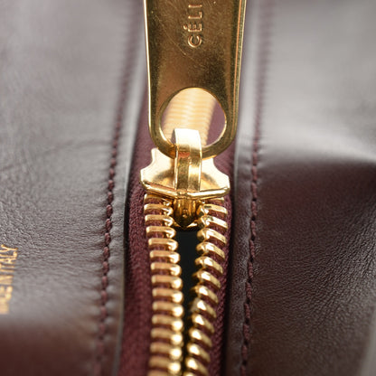 Celine Smooth Calfskin Suede Medium Tri-Color Trapeze Dark Grey 8 of 8