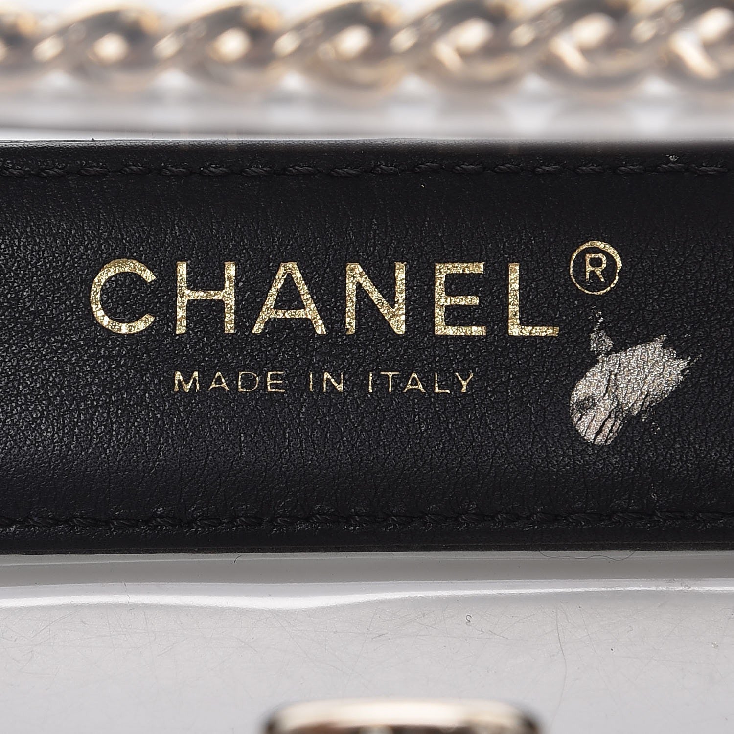 Chanel Vinyl Naked Boy Flap Black 7 of 8