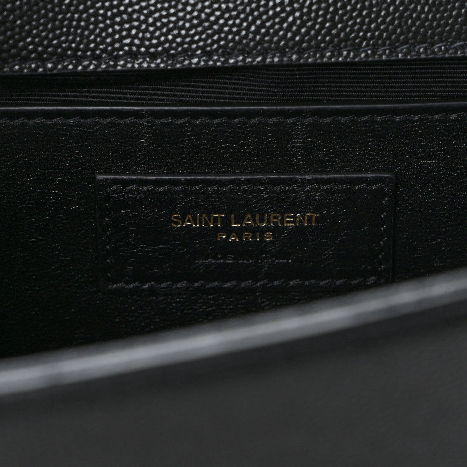 Saint Laurent Grain De Poudre Medium Classic Monogram Kate Tassel Satchel Black 6 of 9