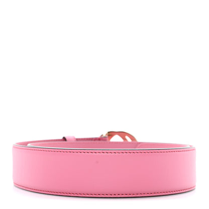 Gucci Moon Calfskin Interlocking G 37mm Belt 85 34 Glossy Pink 2 of 4
