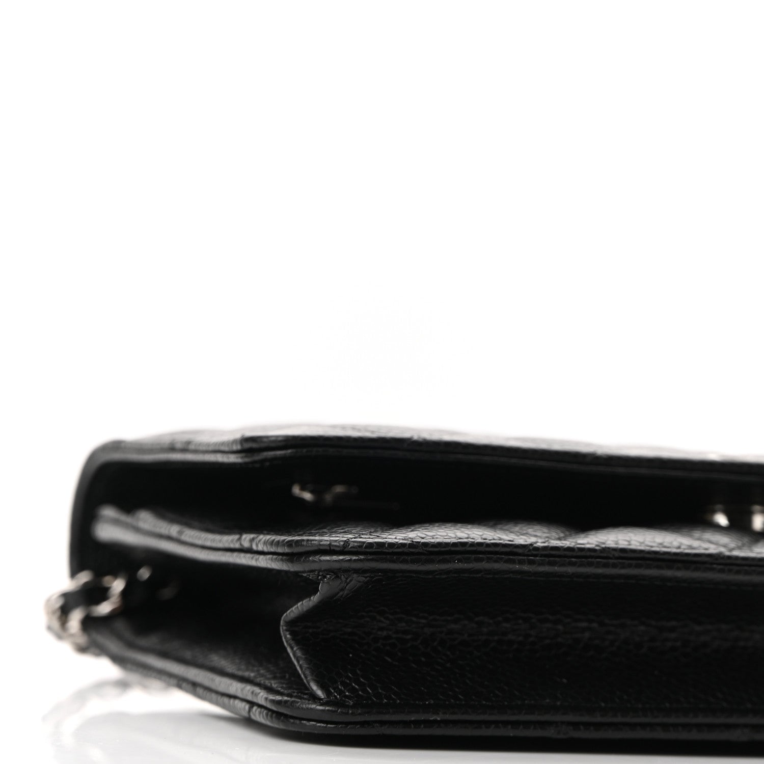 Chanel Caviar Quilted Wallet On Chain WOC Black 10 of 12