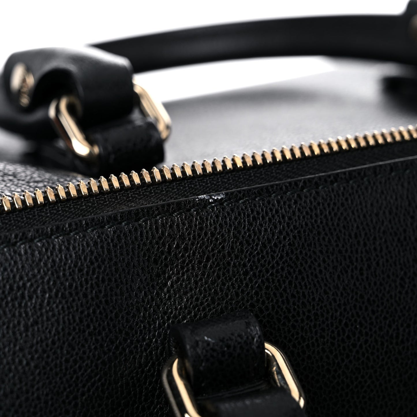 Calfskin Palazzo Duffle Bag Black
