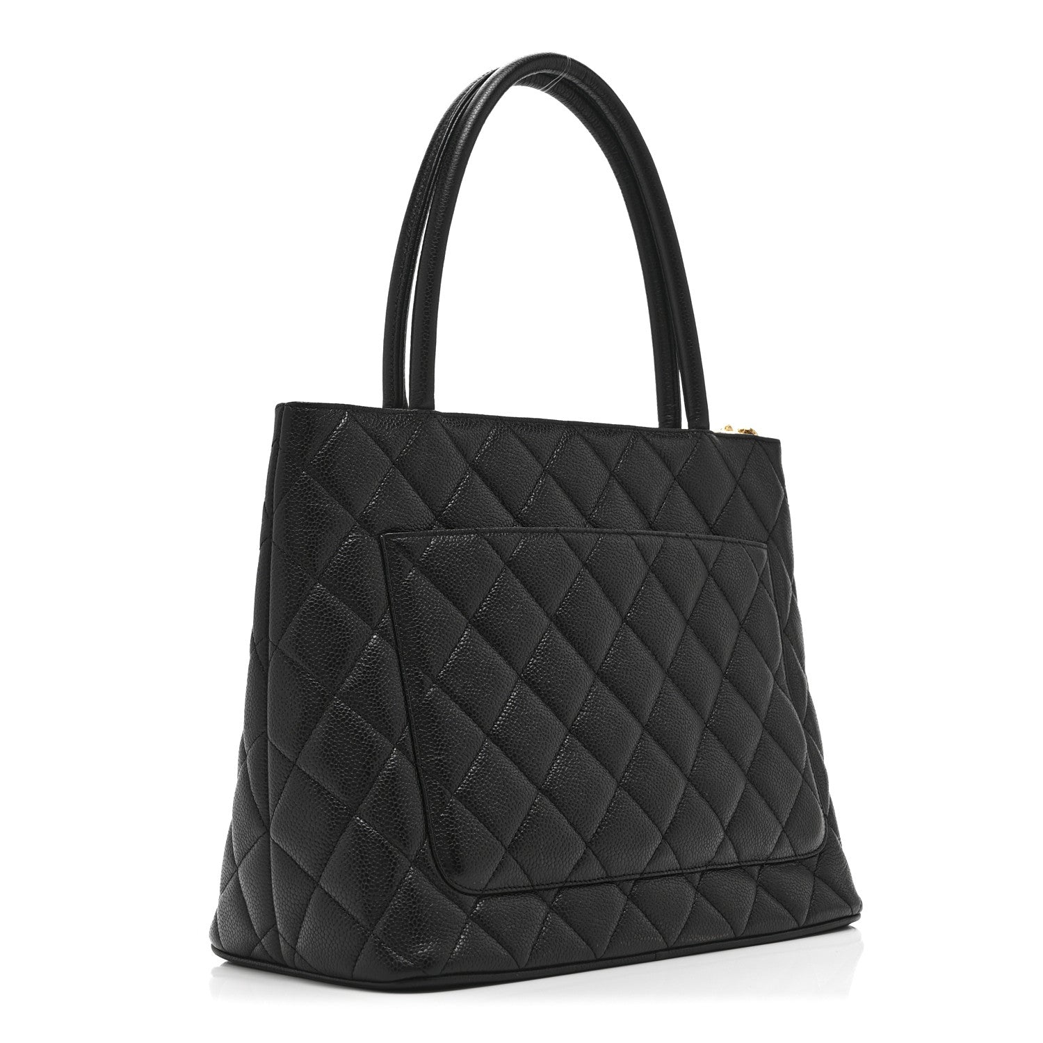 Chanel Caviar Quilted Medallion Tote Black 3 of 10
