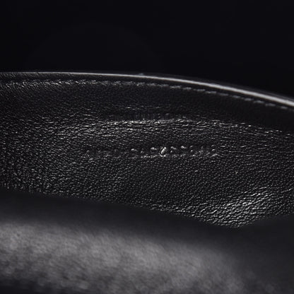 Saint Laurent Patent Matelasse Monogram Large Vicky Chain Bag Black 7 of 9