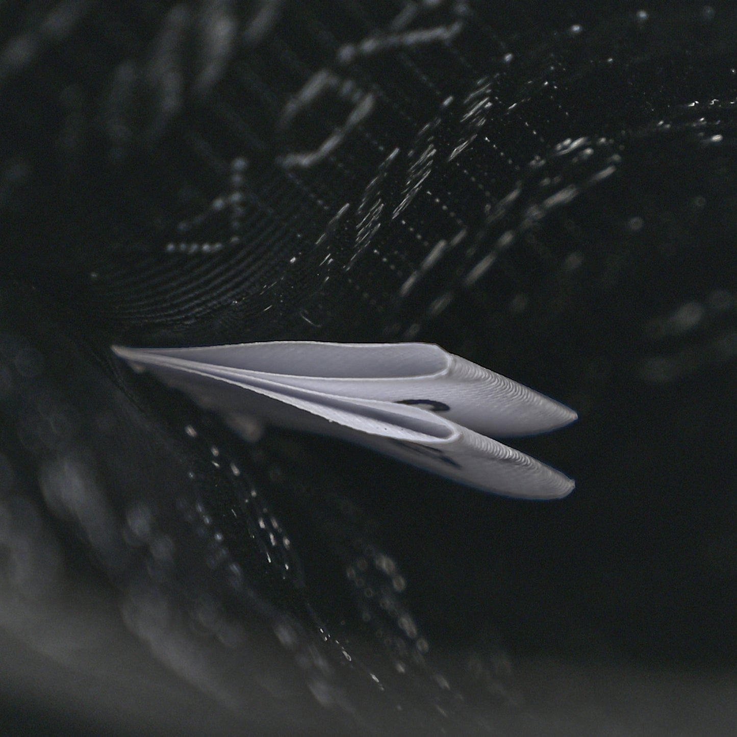 Soft Calfskin Triangle Logo Embossed Small Double Handle Crossbody Tote Black