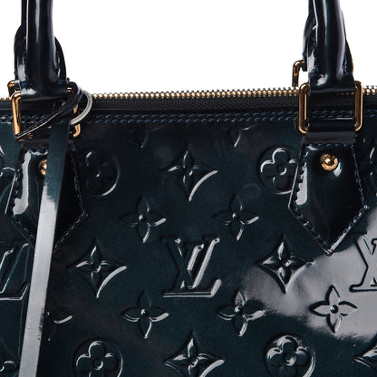 Louis Vuitton Vernis Alma GM Blue Nuit 8 of 11