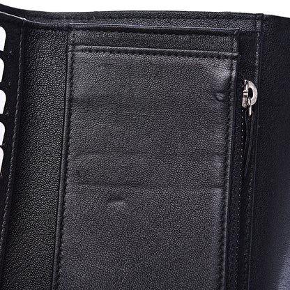 Chanel Lambskin Quilted CC Box Flap Wallet Black 12 of 13