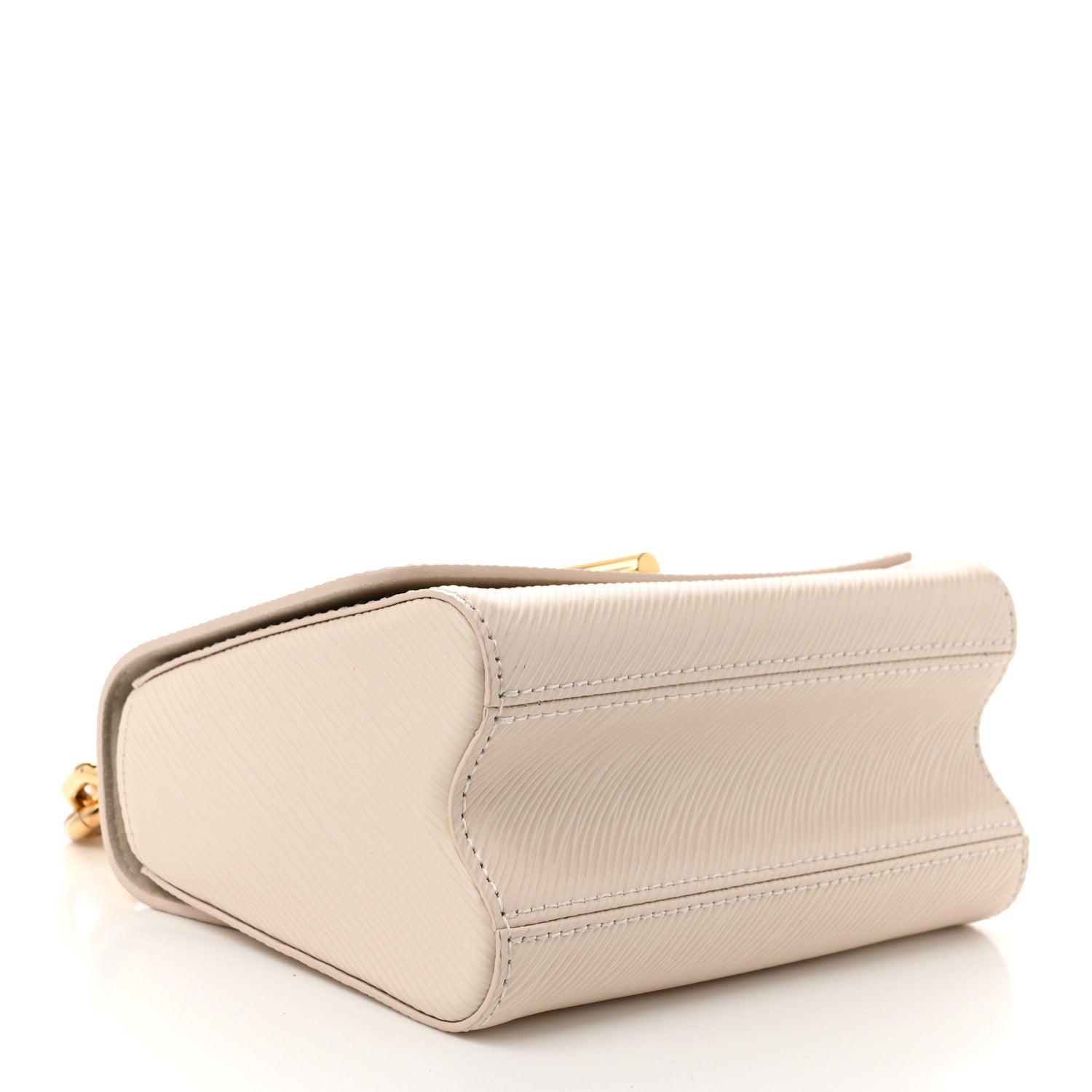 Louis Vuitton Epi Twist Braided Chain Shoulder Bag PM Quartz White 5 of 10
