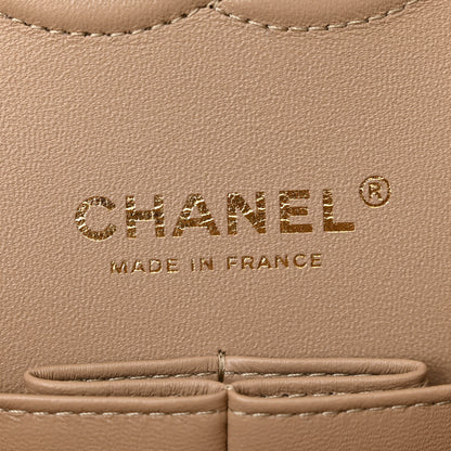 Chanel Caviar Quilted Medium Double Flap Beige 5 of 10