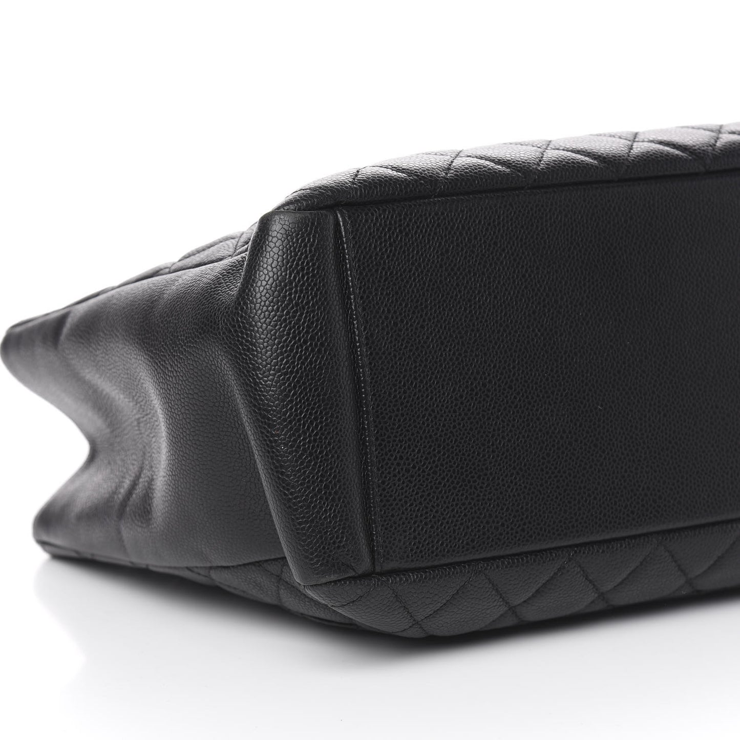 Caviar Quilted Grand Shopping Tote GST Black