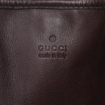 Gucci Calfskin Large Tote Brown 17 of 20