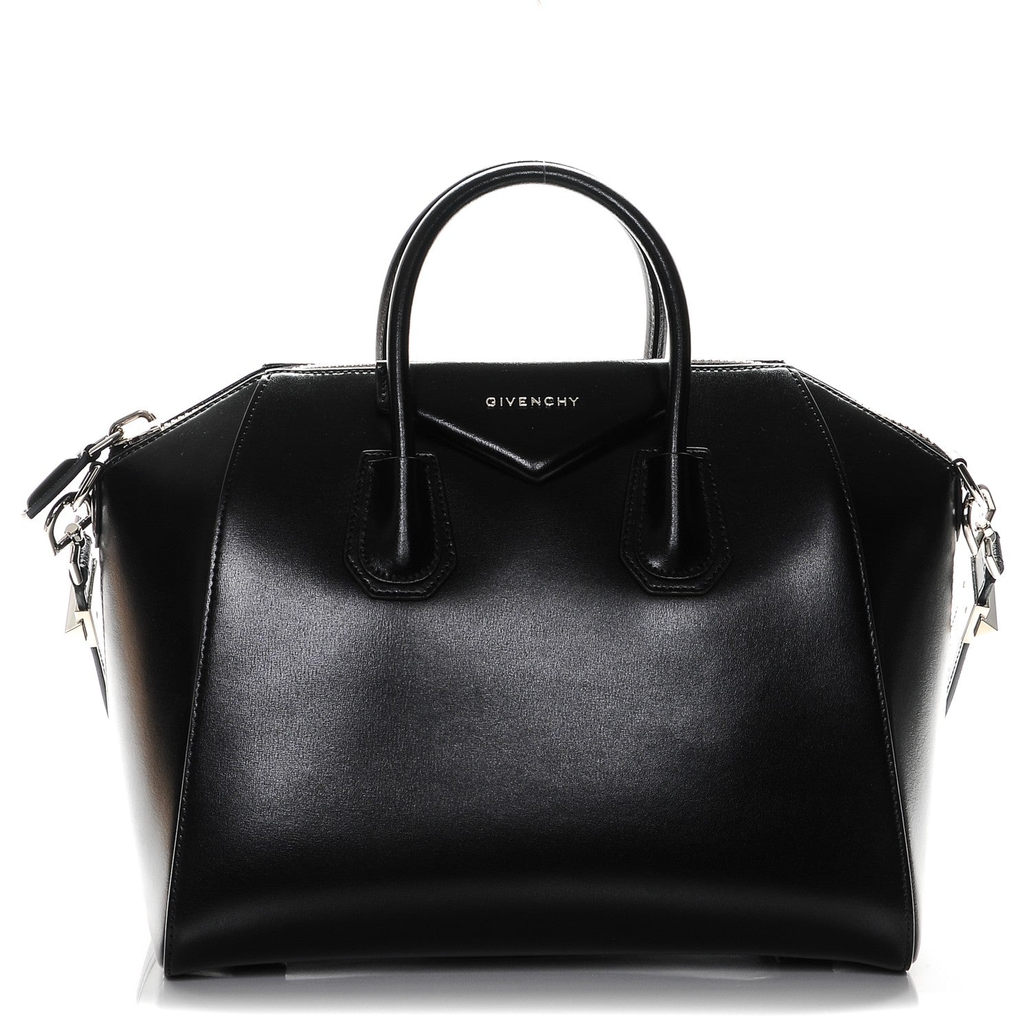 Givenchy Shiny Lord Calfskin Medium Antigona Black 1 of 6
