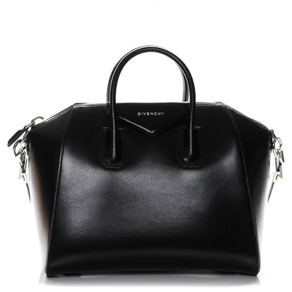 Givenchy Shiny Lord Calfskin Medium Antigona Black 1 of 6