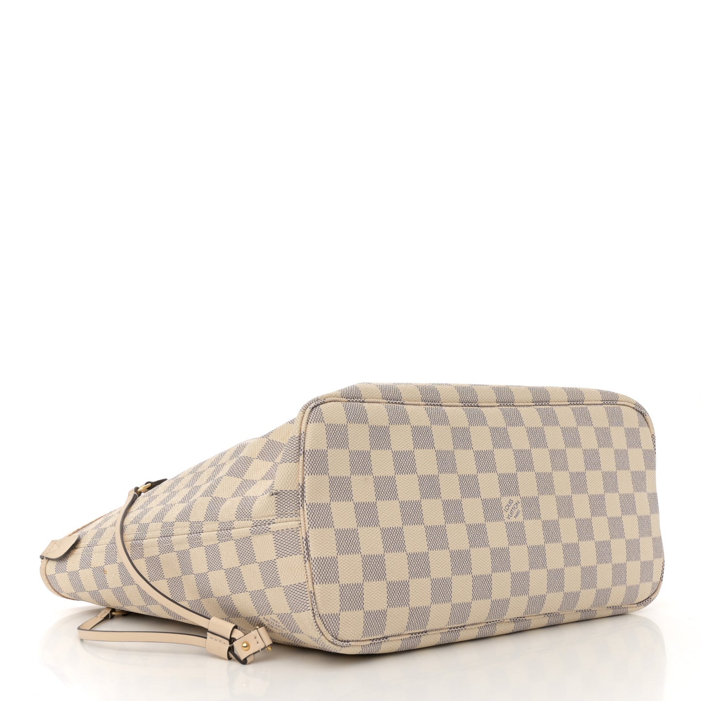 Damier Azur Braided Neverfull MM Pink