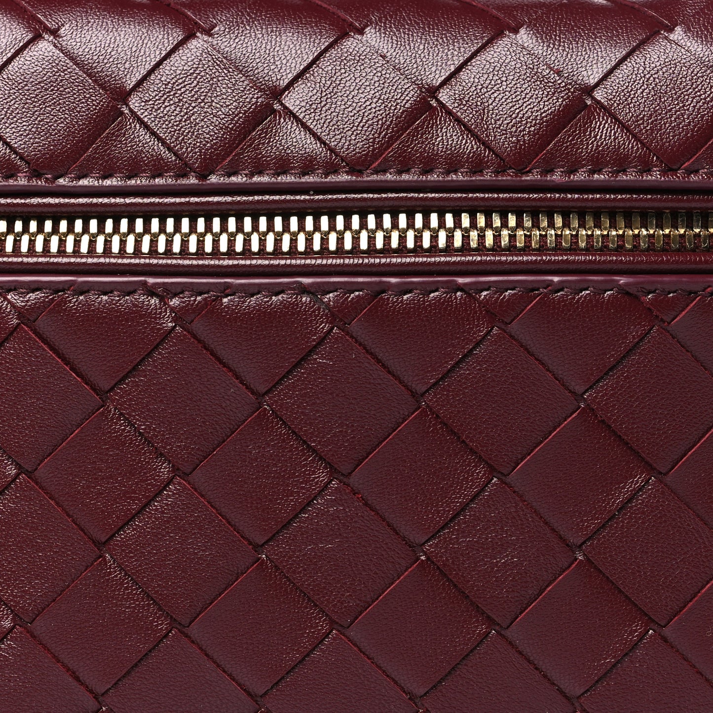Nappa Intrecciato Bang Bang Vanity Case Barolo