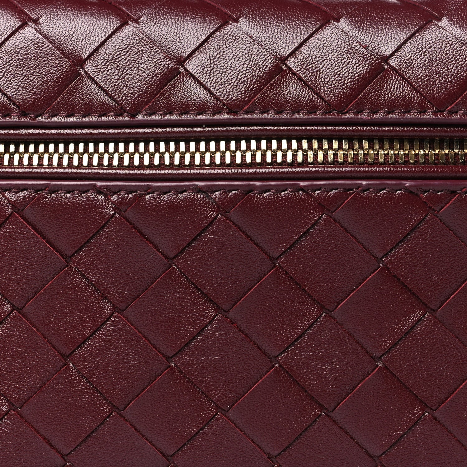 Bottega Veneta Nappa Intrecciato Bang Bang Vanity Case Barolo 8 of 13