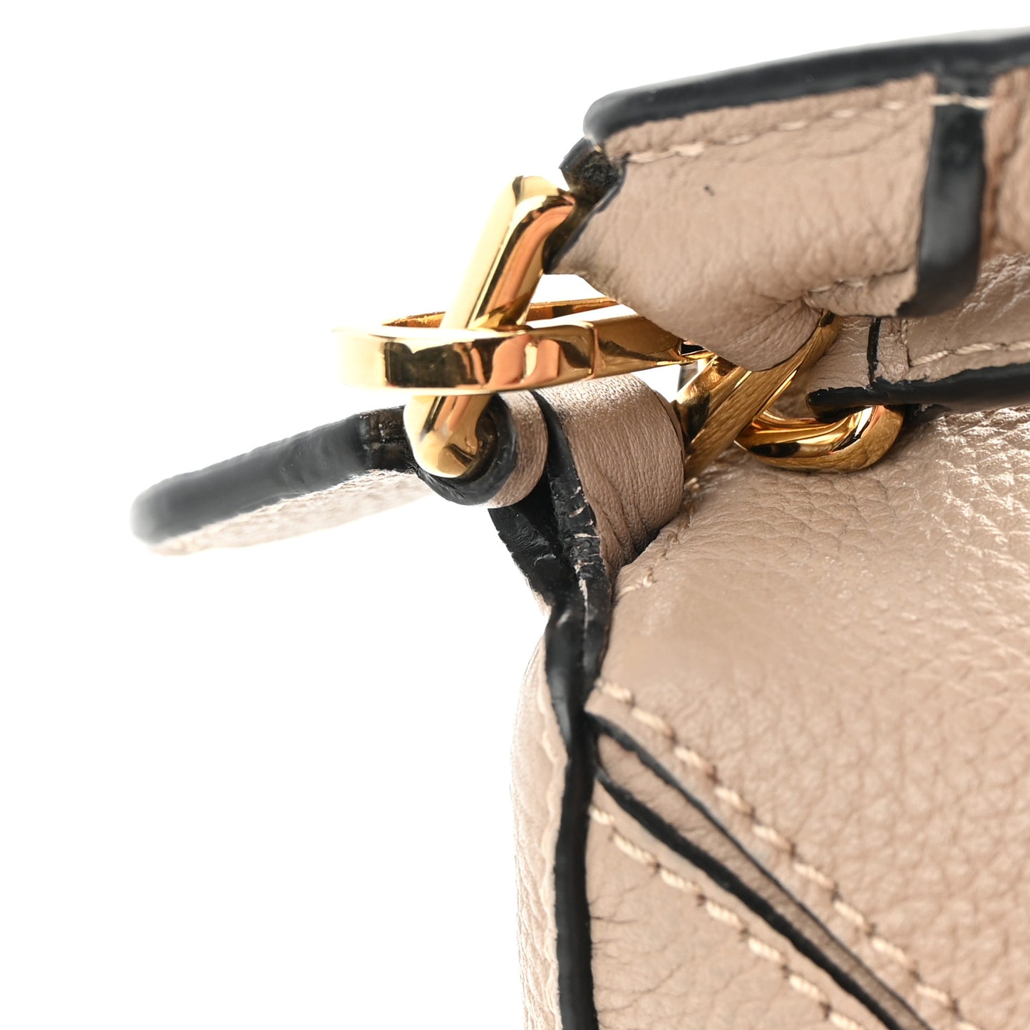 Calfskin Mini Puzzle Bag Sand