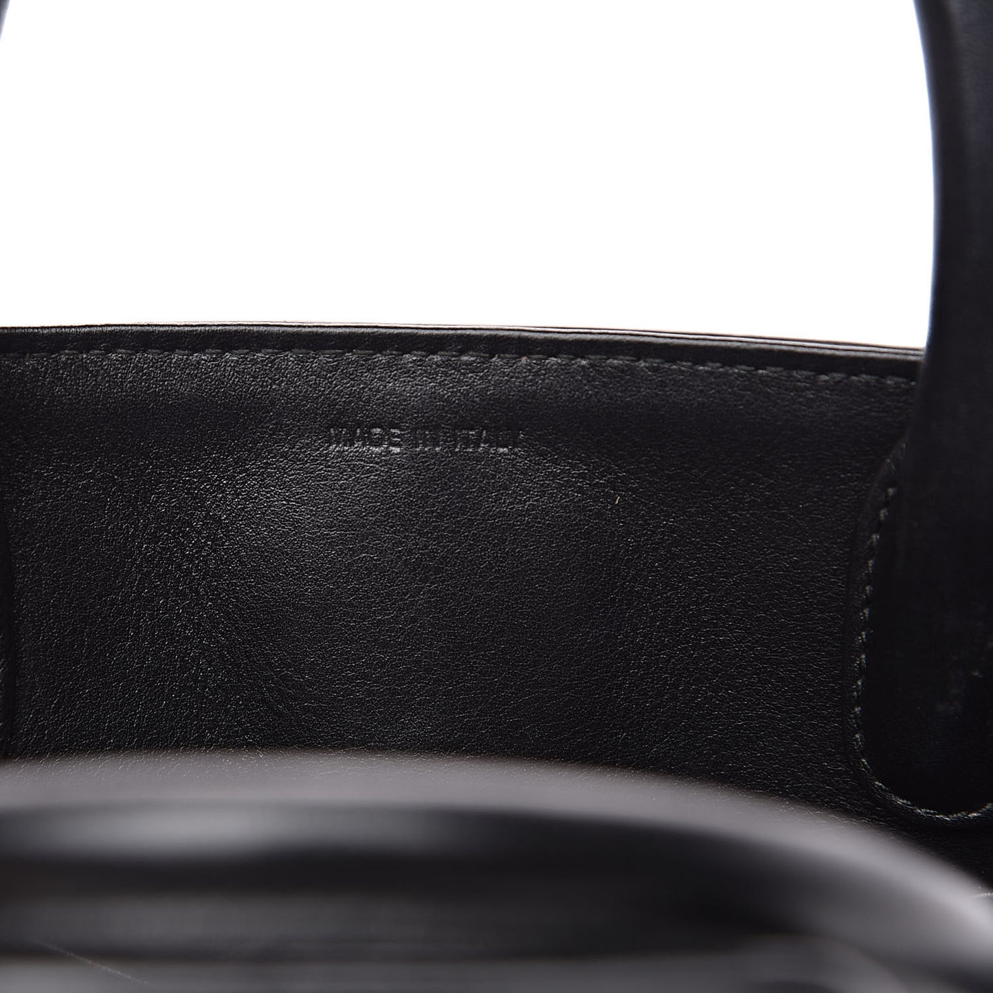 Grained Calfskin Mini Diorever Flap Black