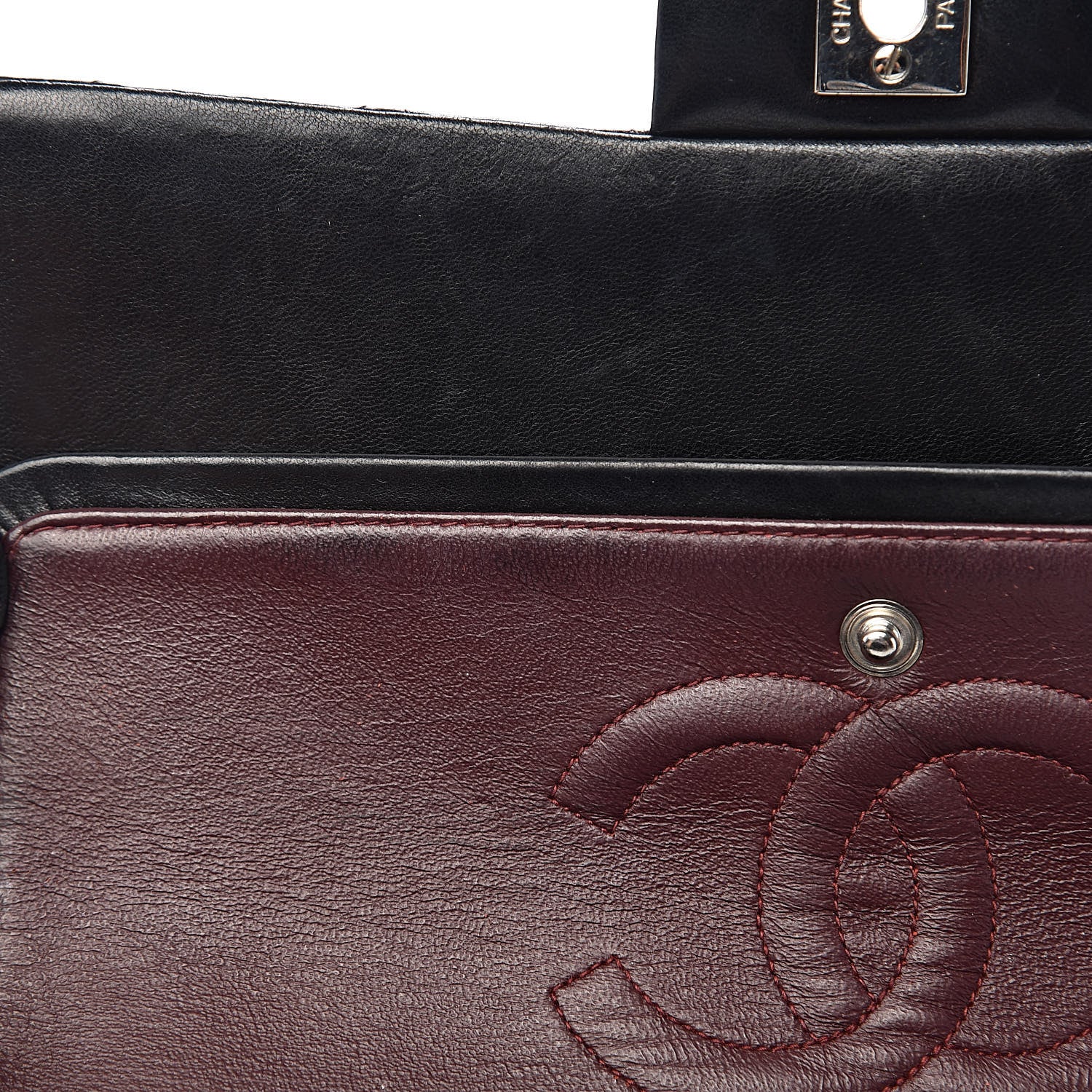 Chanel Lambskin Quilted Medium Double Flap Black 11 of 16