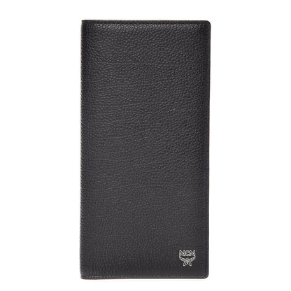 MCM Calfskin Bifold Long Wallet Black 1 of 9