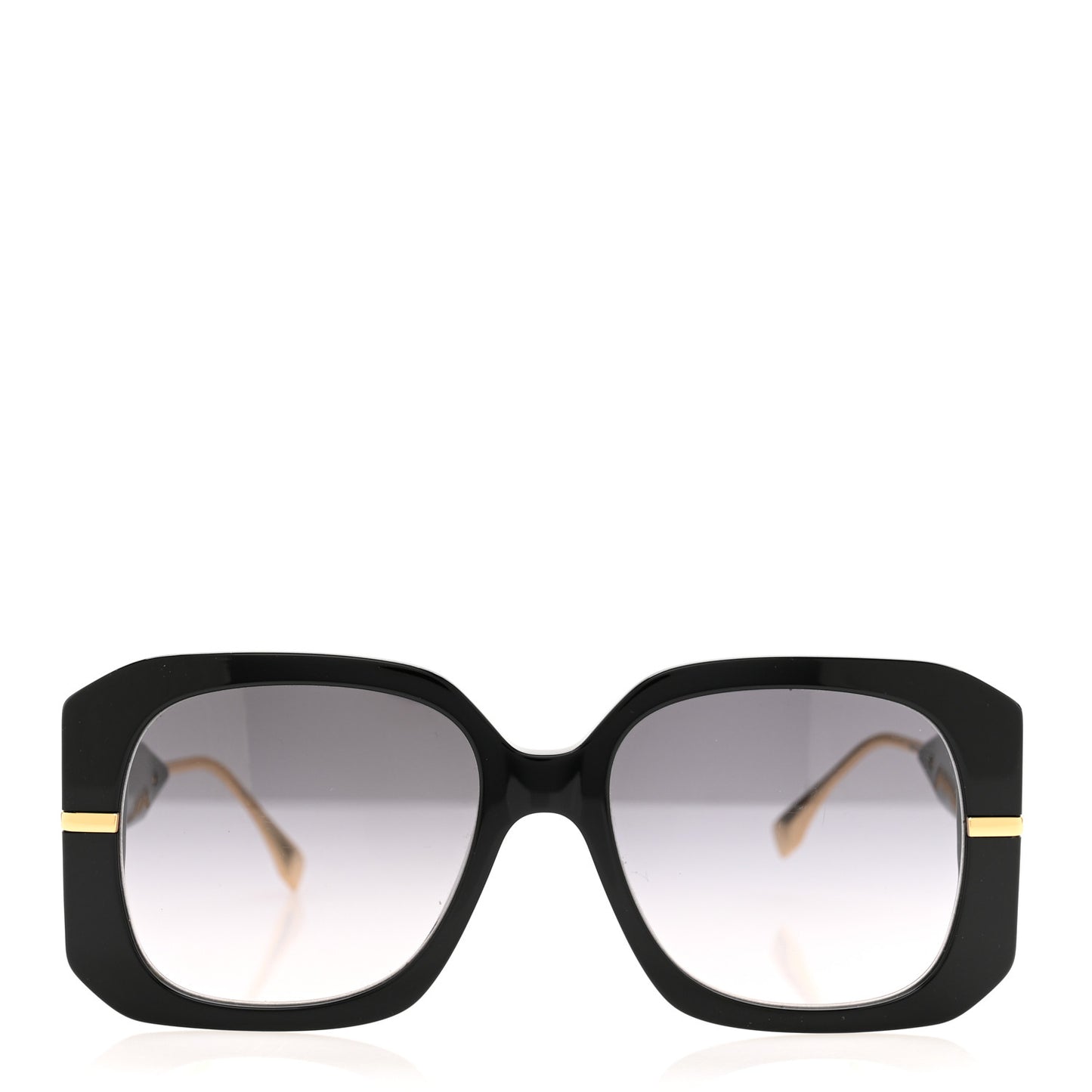 Acetate Fendigraphy Sunglasses FE40065F Black