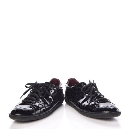 Louis Vuitton Patent Victoire Sneakers 8.5 Black 5 of 11
