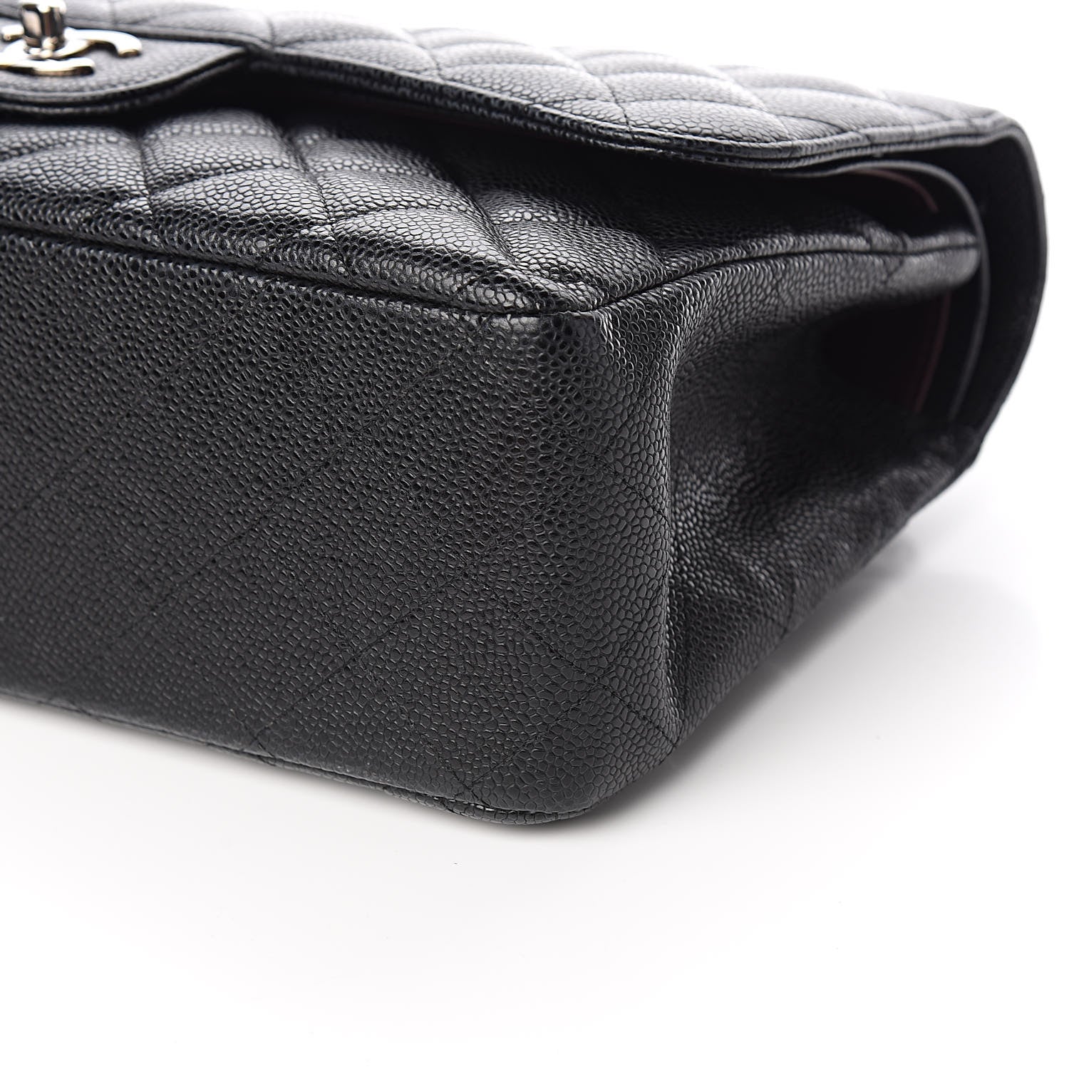 Chanel Caviar Quilted Jumbo Double Flap Black 9 of 12