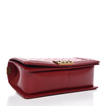 Chanel Lambskin Quilted Medium Boy Flap Red 4 of 8